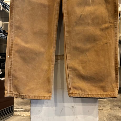 Dickies　ダック地　ペインターパンツ　ディッキーズ　ワークパンツ　ブラウン　雰囲気系　33×31 　(S5464)