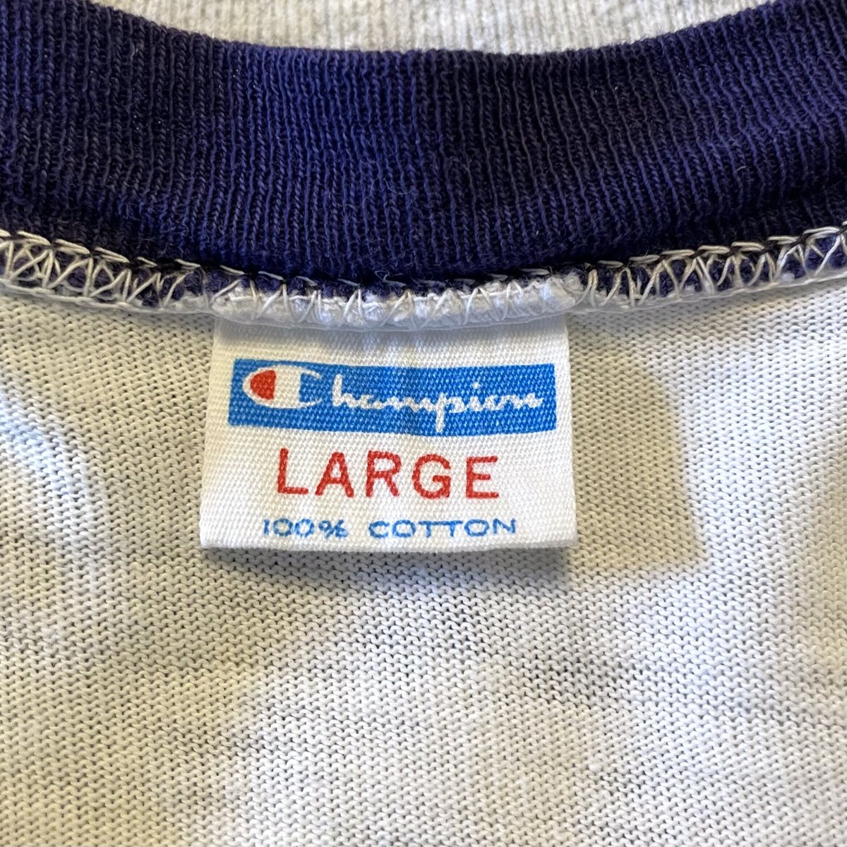 70s Champion S/S ヴィンテージTシャツ 染み込みプリント USA製