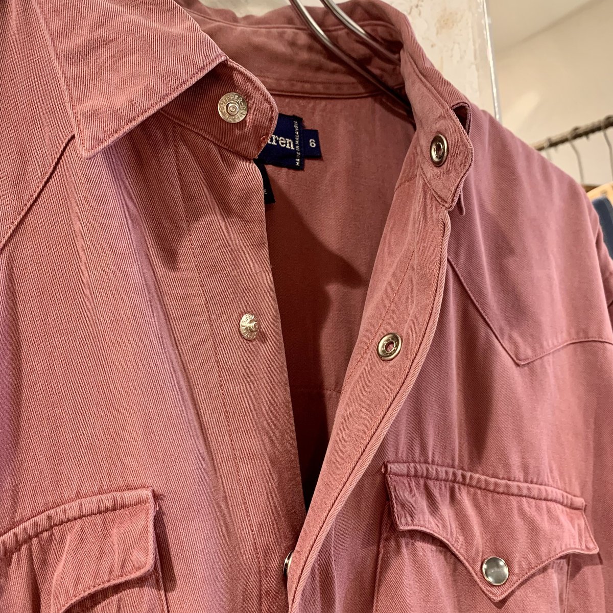 Ralph Lauren レーヨン ウエスタンシャツ ラルフローレン (S2257) | DUFF