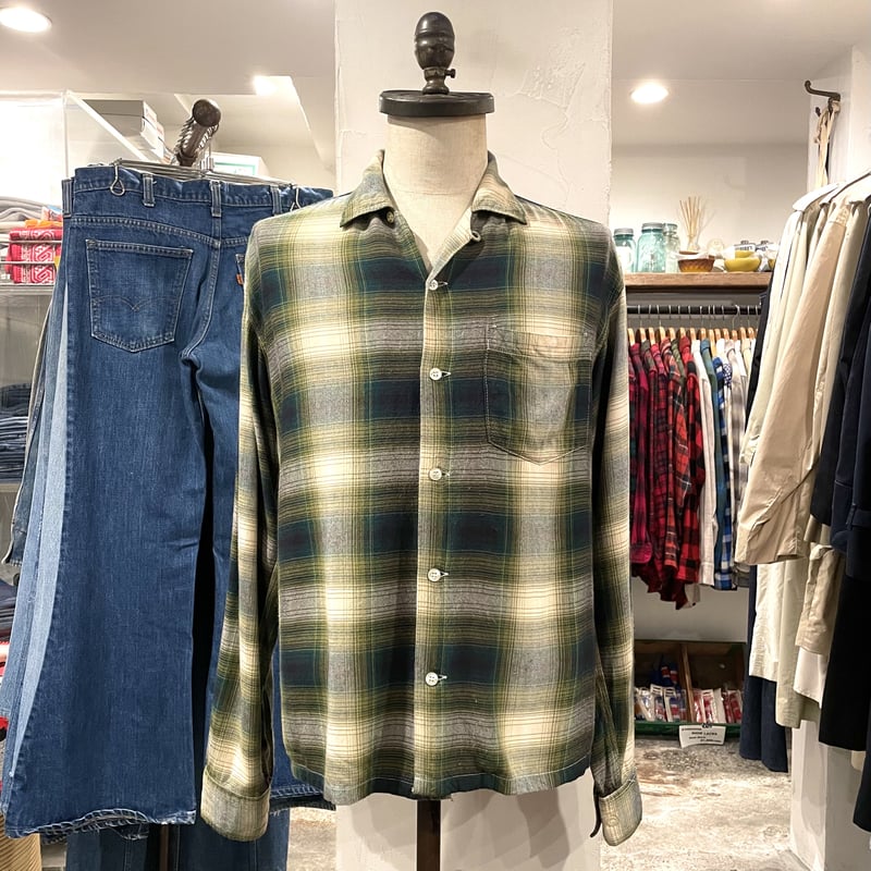 TOWNCRAFT PENNEYS 60s 船タグ ヴィンテージ レーヨンシャツ TOWNCRAFT PENNEYS 60s 船タグ ヴィンテージ レーヨンシャツ