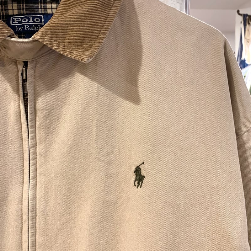 POLO by Ralph Lauren スウィングトップ チェック柄ライナー 襟