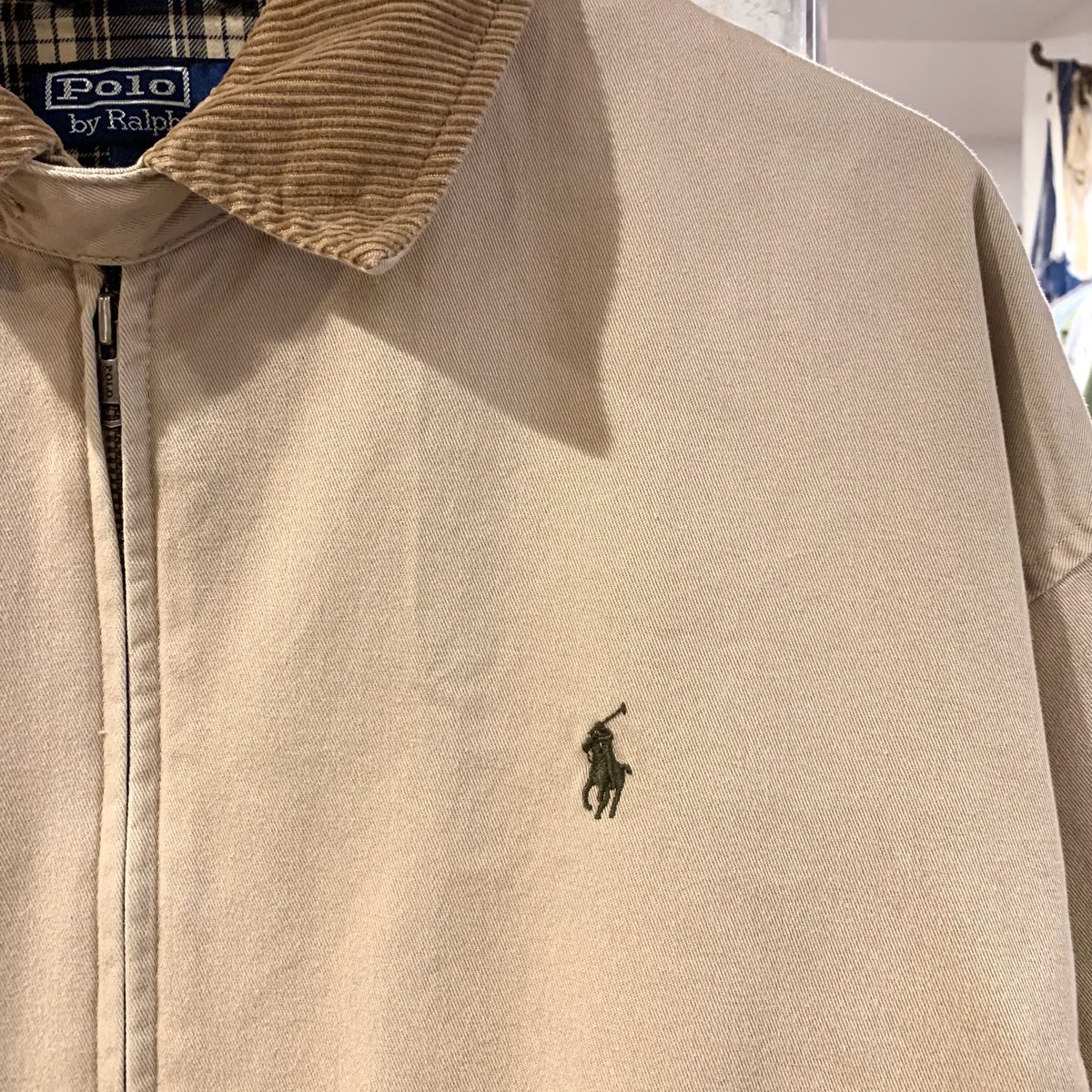 ラルフローレン　襟コーデュロイ　スイングトップ POLO RALPH LAUREN - ポロラルフローレン スイングトップ 襟