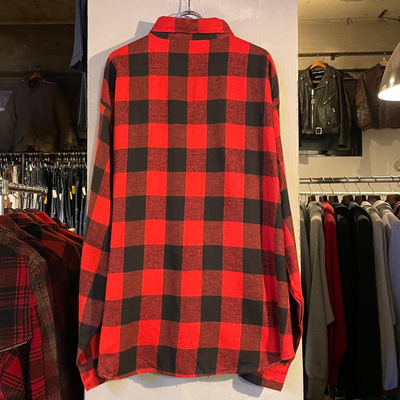 70s FIVE BROTHER L/S ネルシャツ DEAD STOCK USA製 Size