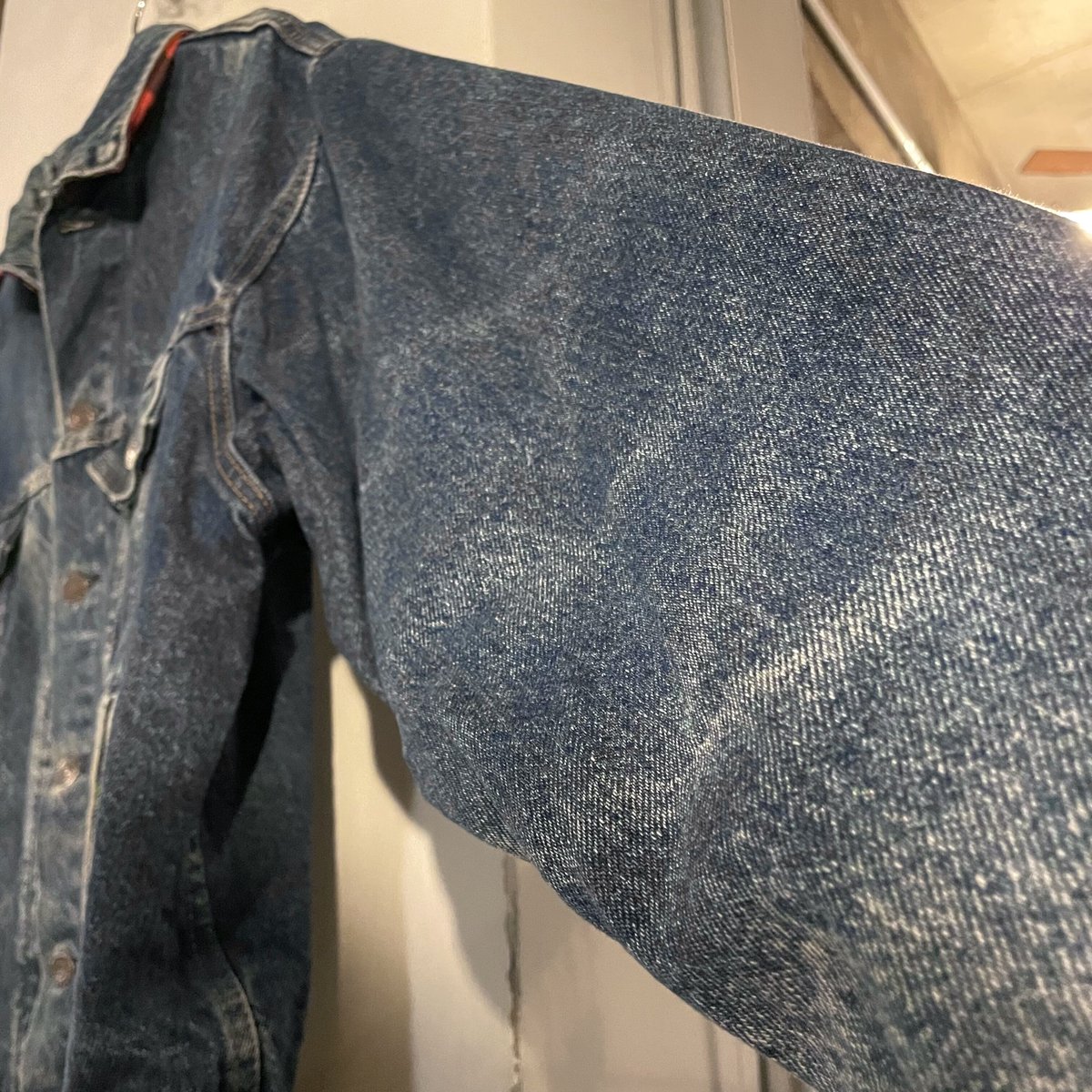 80s Levi's 70417-0814 デニムジャケット サイズL ネルライナー