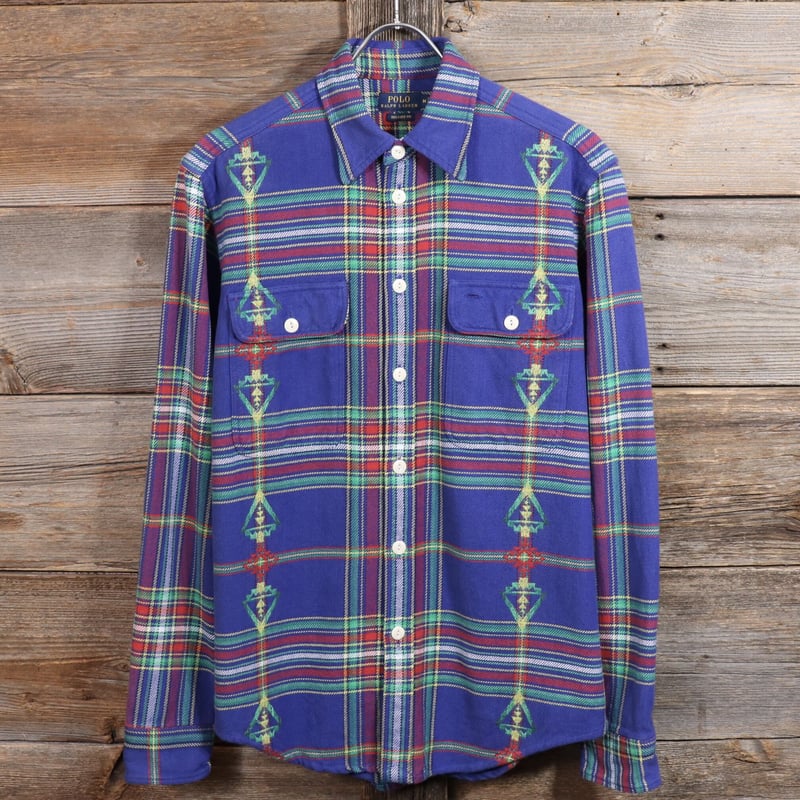 Polo Ralph Lauren ロングスリーブ ネルシャツ ポロラルフローレン