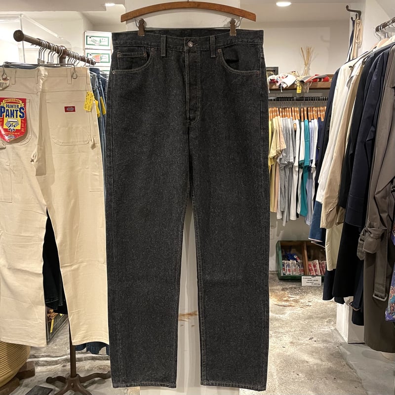 Levi's 501 90年代リーバイス 501 先染めブラックデニムパンツ