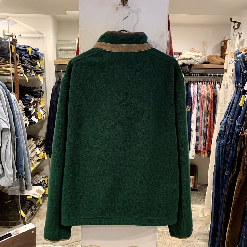 POLO by Ralph Lauren フリースジャケット レザーパイピング ラルフ