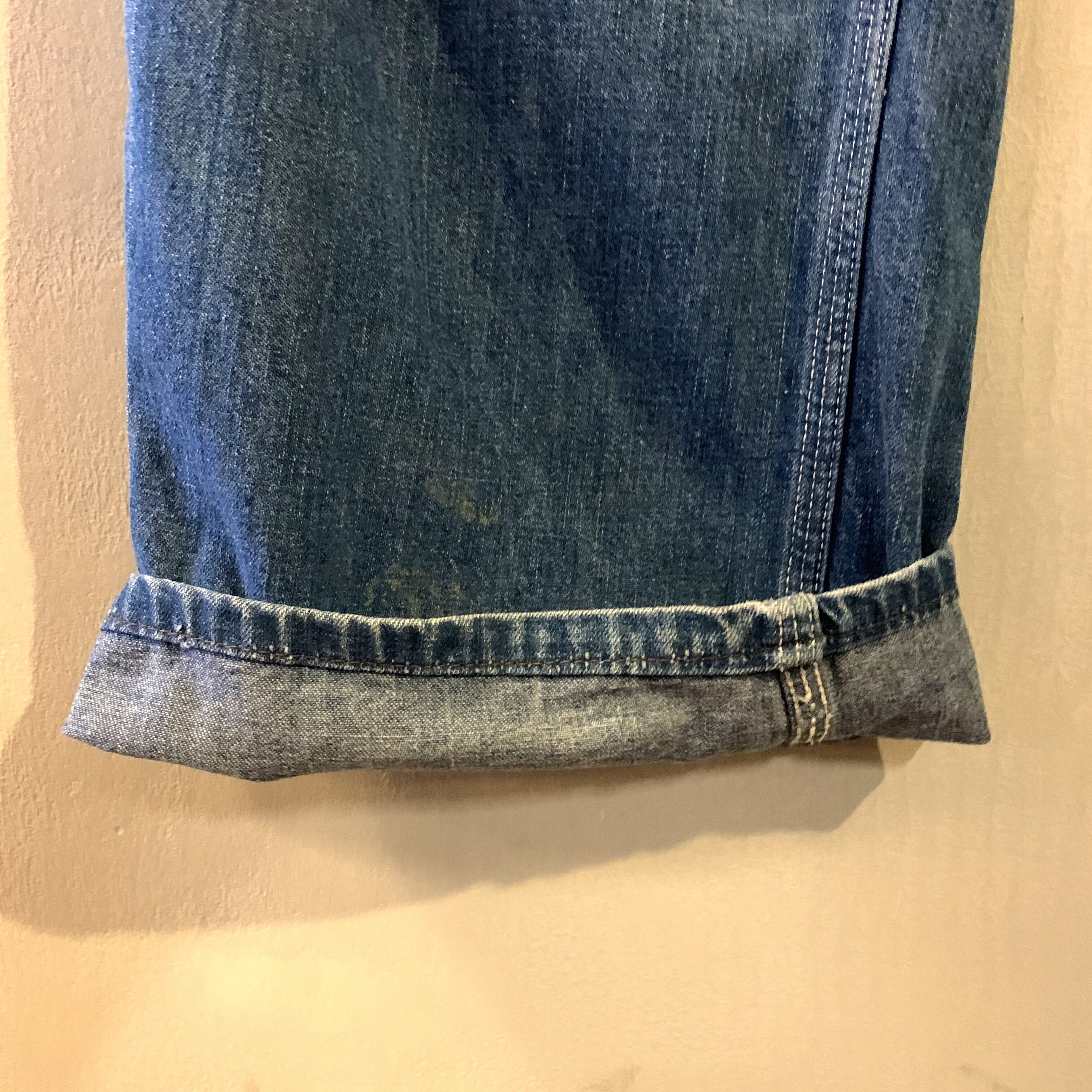 50s BIG SMITH ビッグスミス オーバーオール 黒タグ ボタンフライ