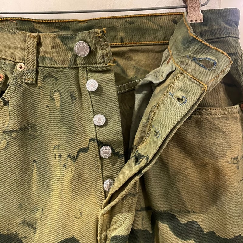 Levi's 501 90年代 リーバイス501 後染め 迷彩柄 USA製 1998年 (S0