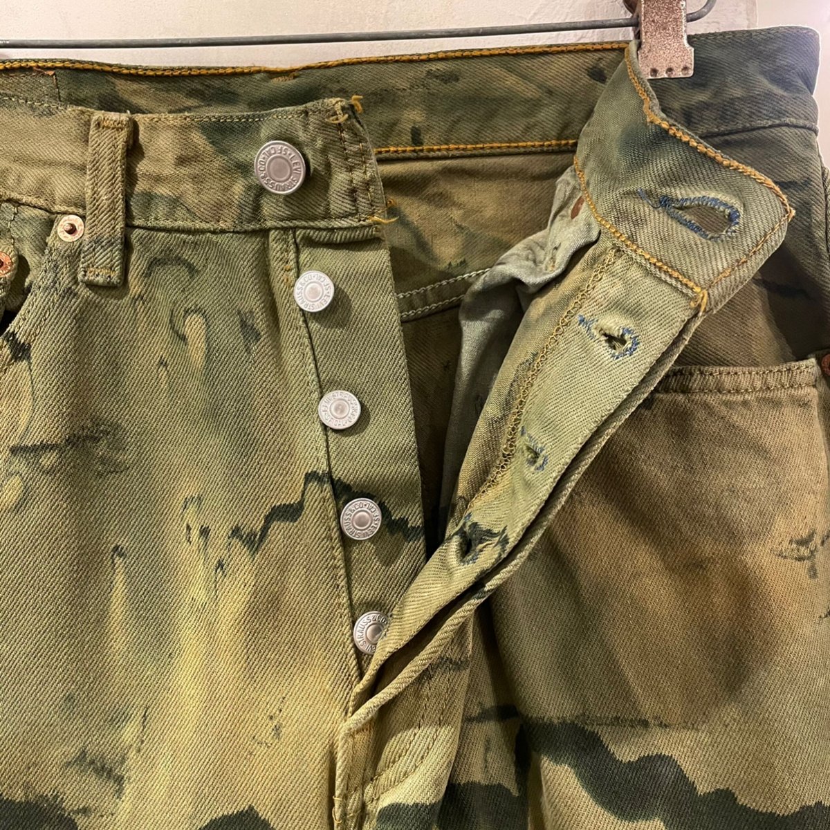 levi's リーバイス 90s usa製 後染め デニムジャケット 深緑 38 levi's リーバイス 90s usa製 後染め デニムジャケット 深緑 38