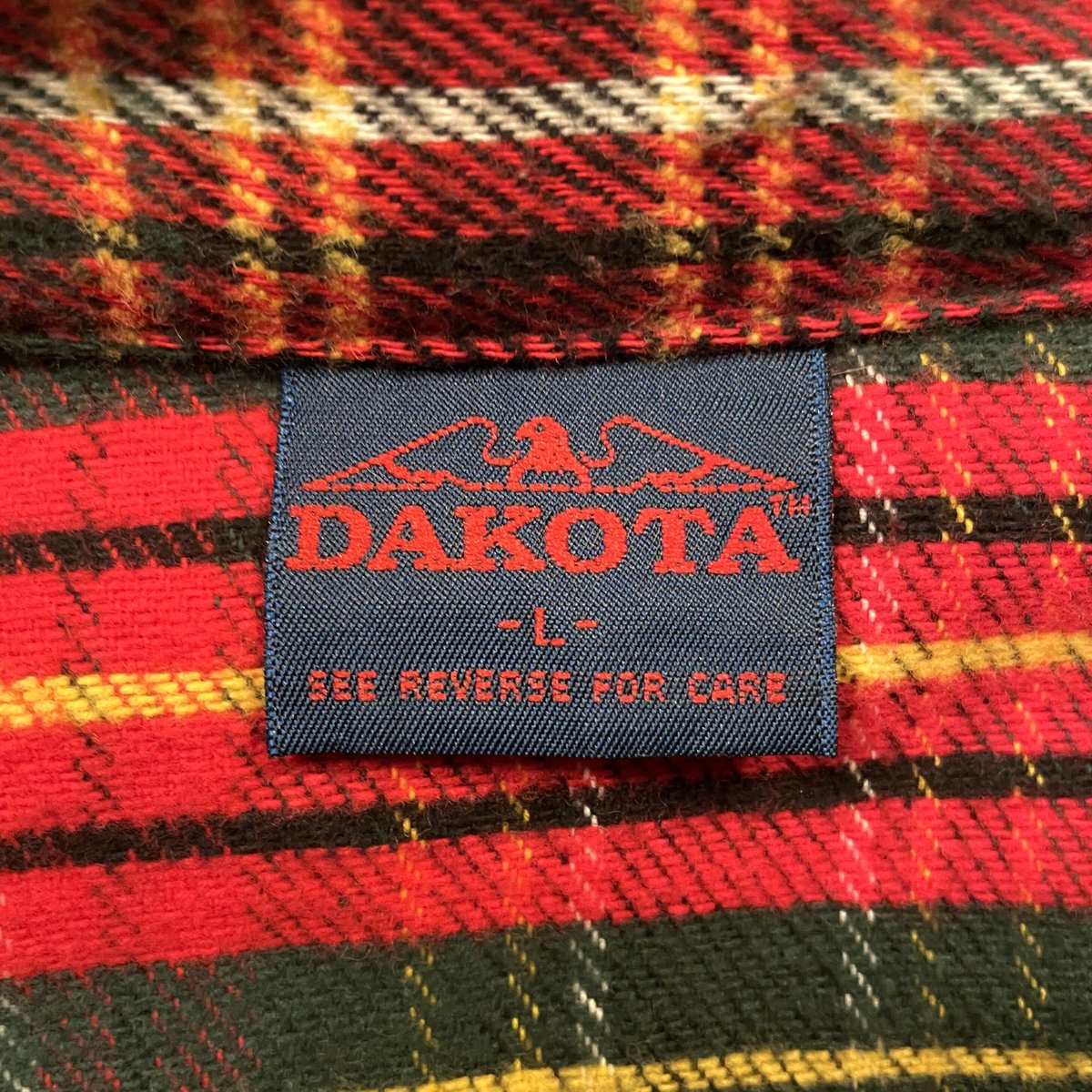 80s DAKOTA ウエスタン ネルシャツ USA製 コットンシャツ