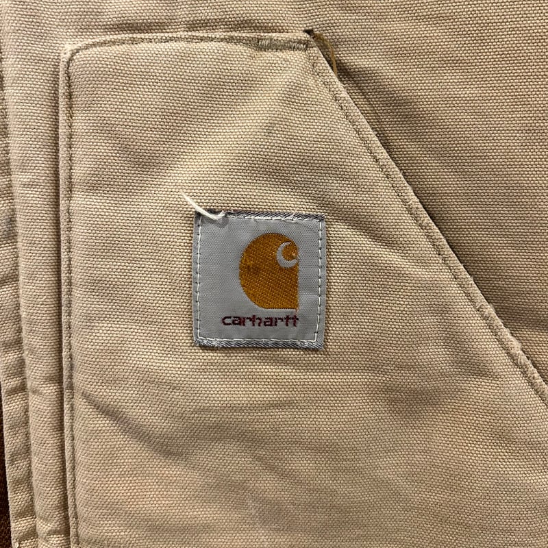 carhartt ダックベスト カーハート ブラウン フェード 雰囲気系 carhartt ダックベスト カーハート ブラウン フェード 雰囲気系