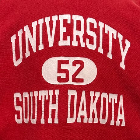 90s　Champion　リバースウィーブ　Reverse Weave　USA製　Size XL　UNIVERSITY SOUTH DAKOTA　刺繡タグ　チャンピオン　(S5388)