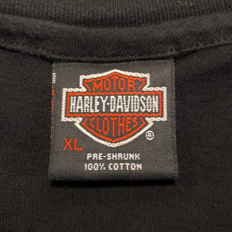 90s　HARLEY-DAVIDSON　S/S Tシャツ　ハーレーT　USA製　Size XL　©1992　(S4911)