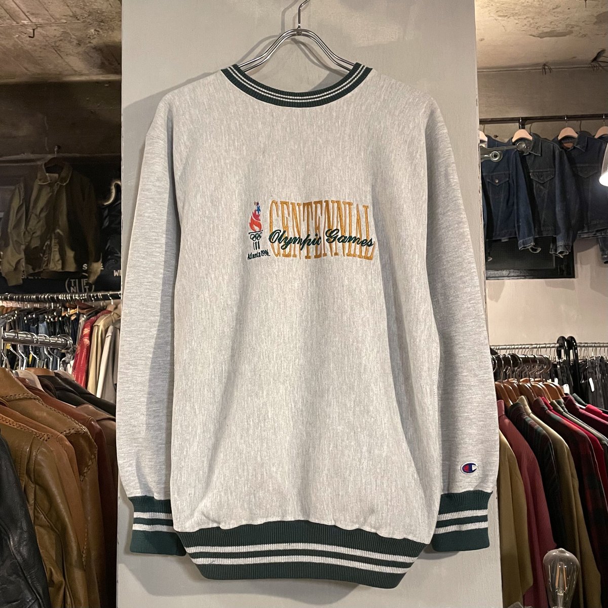 90s Champion リバースウィーブ REVERSE WEAVE USA製 アトランタ五 