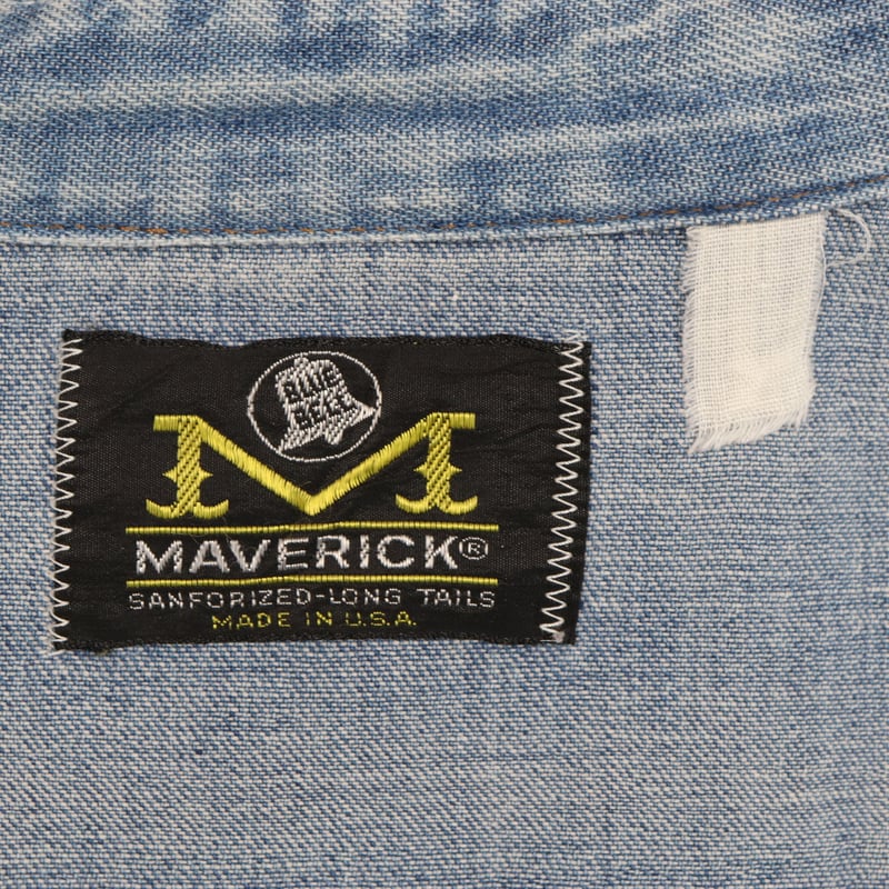 MAVERICK BLUE BELL 70s USA製 デニムウエスタンシャツ