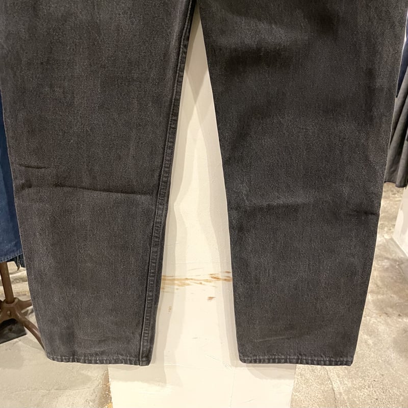 Levi's 501 90年代 後染めブラックデニム ボタン裏532 USA製 Levi's 501 90年代 後染めブラックデニム ボタン裏532 USA製