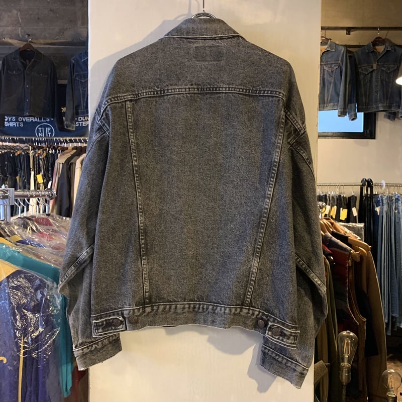 Levi's 70507 デニムジャケット 先染めブラック 80s VTG/USED LEVI'S 70507 先染めブラックデニムジャケット