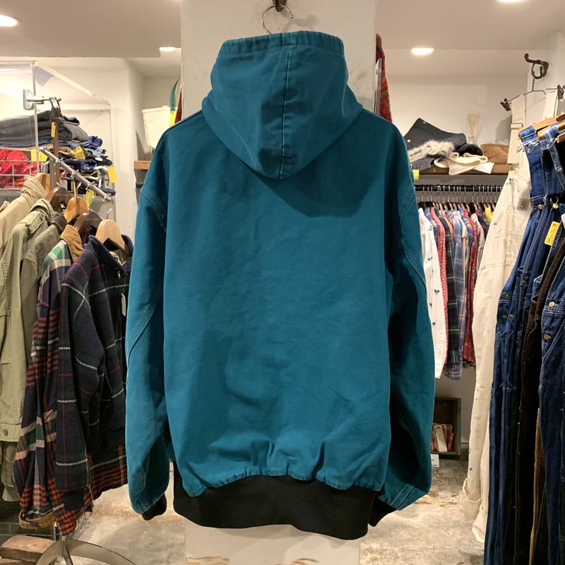 80s Carhartt カーハート アクティブジャケット ターコイズ 80s Carhartt カーハート アクティブジャケット ターコイズ