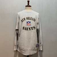 90s　Champion　リバースウィーブ　Reverse Weave　USA製　Size XL　NFL PRO LINE　NEW ORLEANS SAINTS　刺繡タグ　チャンピオン　(S4953)