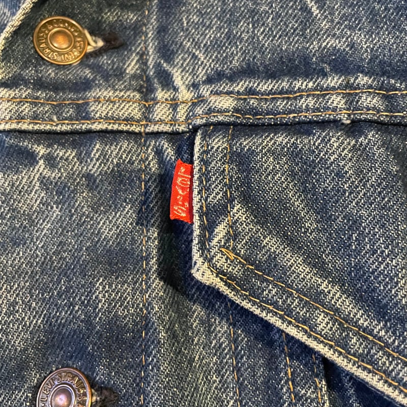 70s Levi's 70505 デニムジャケット USA製 2ポケ Size 40 ケアタグ...