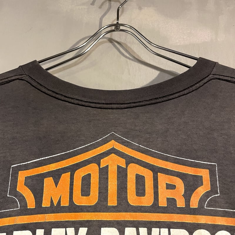 80s Harley davidson tシャツ 80s Harley-Davidson バイカーTシャツ ブラック - メルカリ