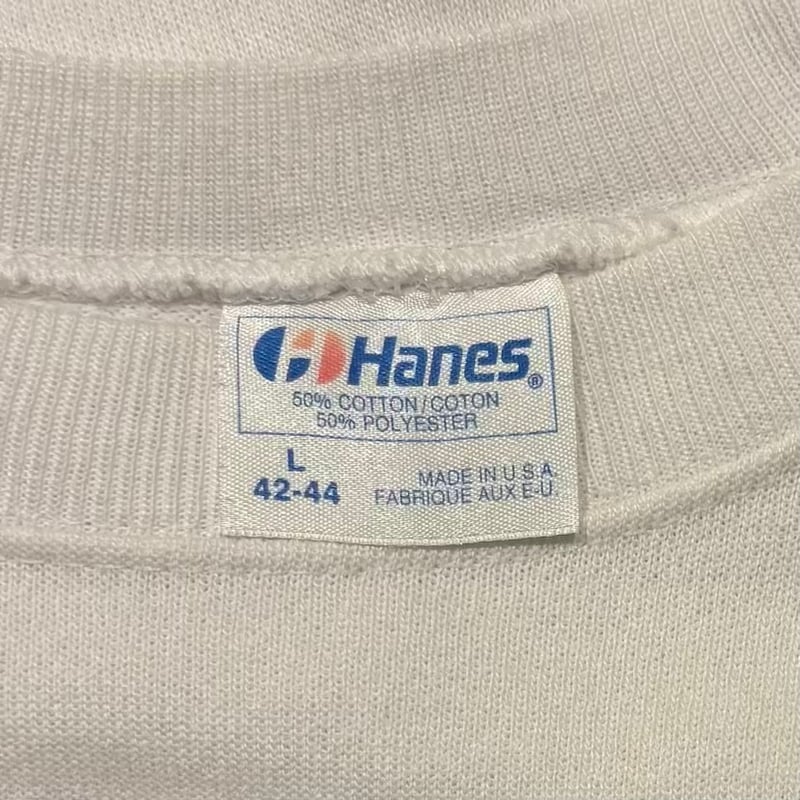 80s Hanes Chicago Black Hawks L/S スウェットシャツ USA製