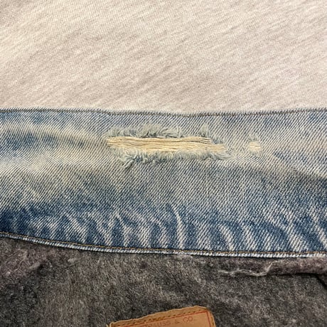 70s　Levi’s 70505 0317　デニムジャケット　ブランケット付　Size 44　USA製　リーバイス　雰囲気系　(S5196)