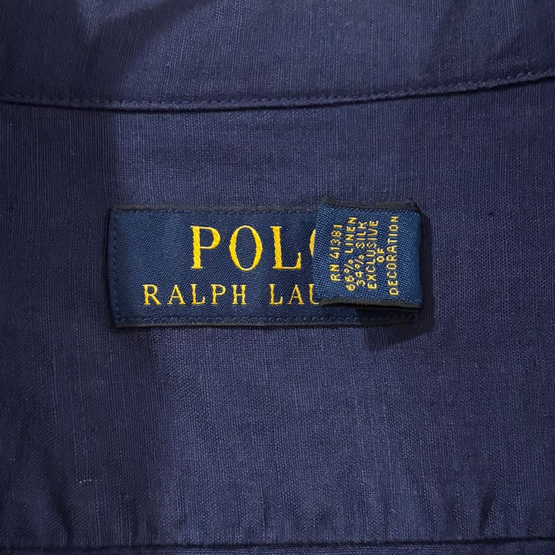 POLO RALPH LAUREN S/S オープンカラーシャツ ラルフローレン Size X