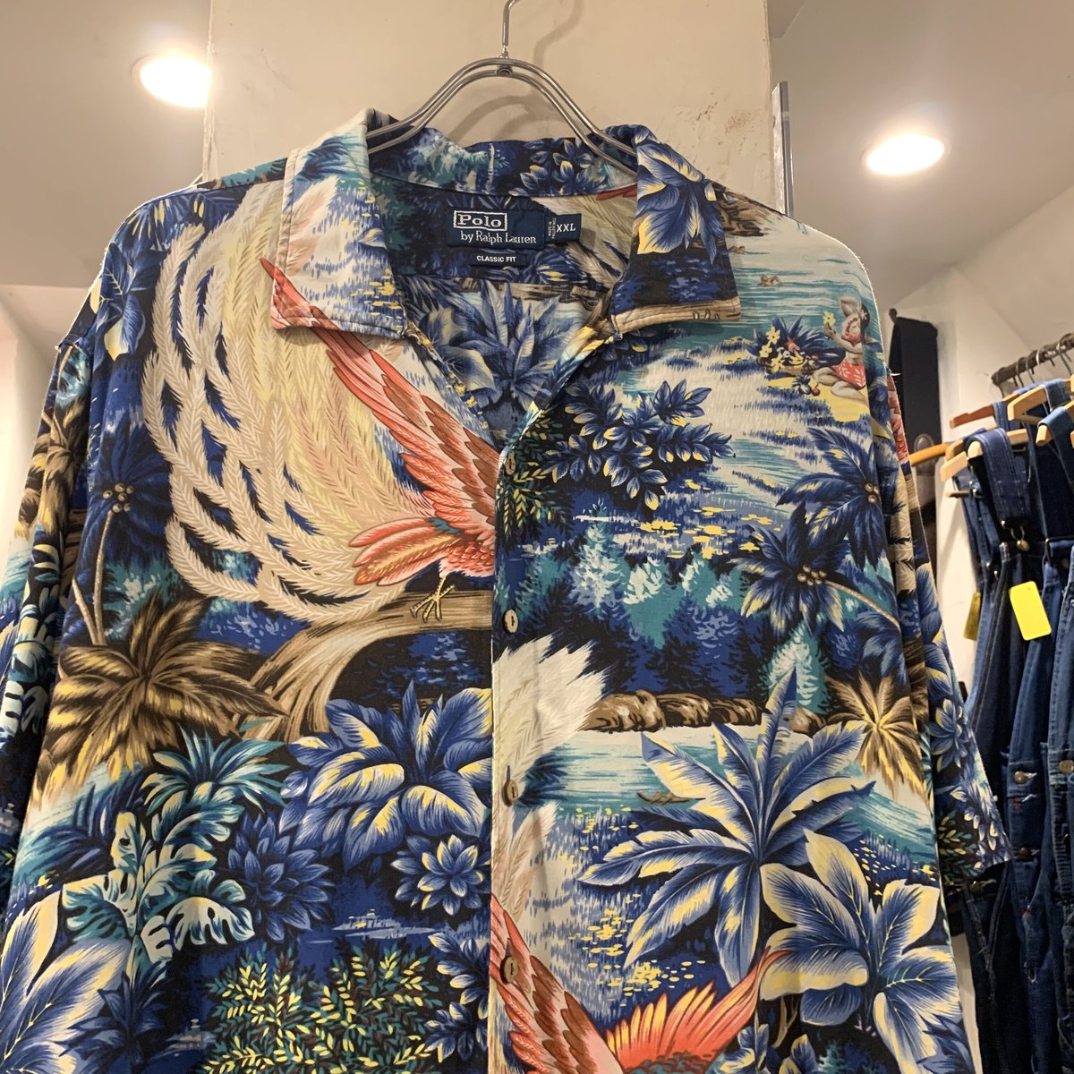 90s Polo by Ralph Lauren S/Sアロハシャツ ラルフローレン オープン