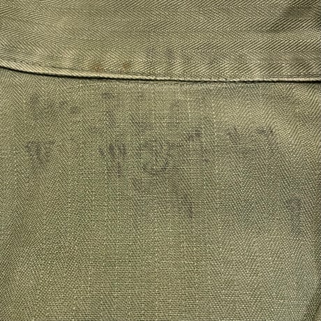 50s　USMC　P-53 HBT JACKET　マリンコープ　ヘリンボーンツイルジャケット　ミリタリージャケット　比翼　(S4465)