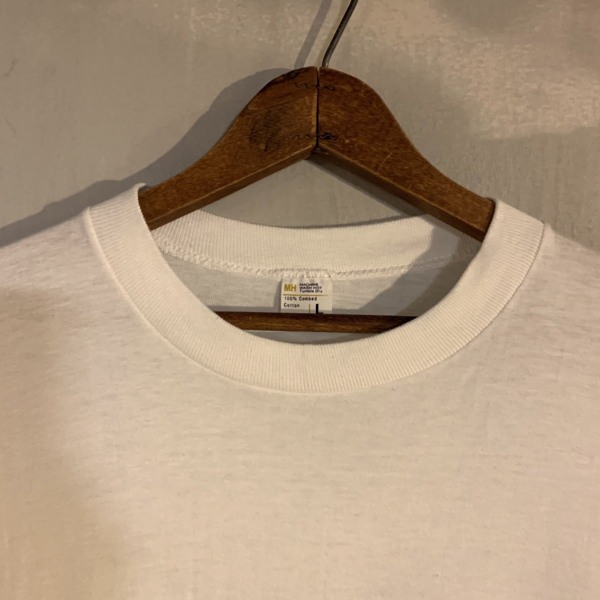 70s JC Penney ヴィンテージTシャツ ショートスリーブ 無地T ホワイト
