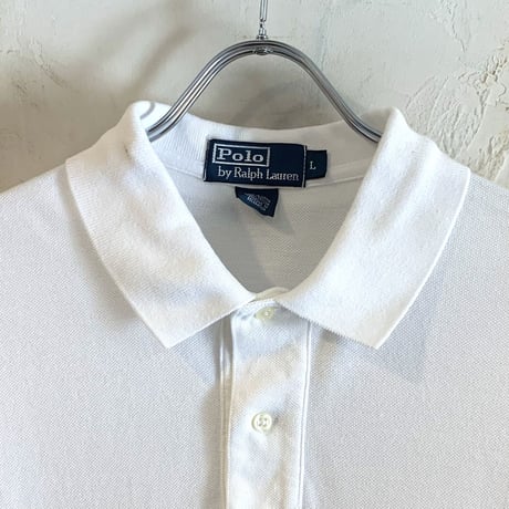 Polo by Ralph Lauren　ポロシャツ　ショートスリーブ　白　ラルフローレン　(S2285)