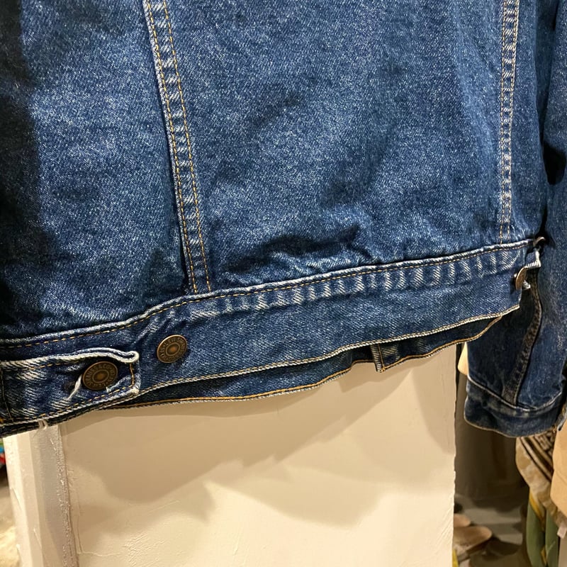 Levis 70411-0816 80s USA製 ネル生地ライナー デニムジャケット リーバ