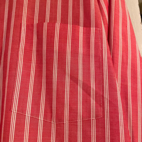 60s　ARROW　Vintage L/S Stripe Shirt　ロングスリーブ　ストライプシャツ　USA製　ヴィンテージシャツ　(S2570)