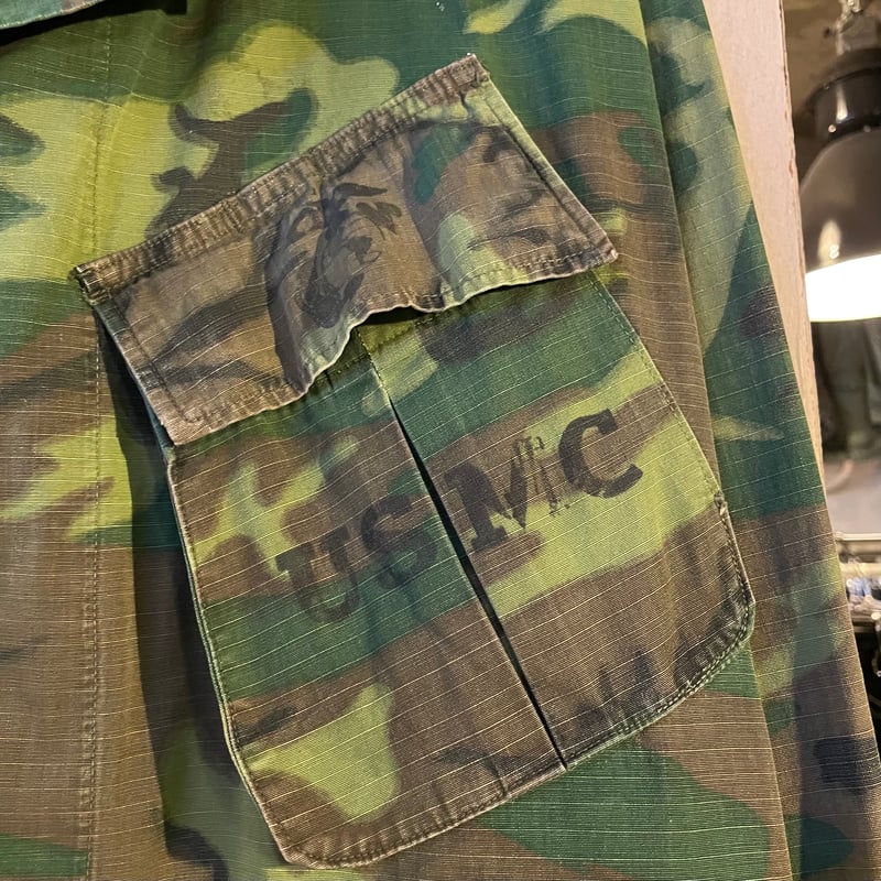60s USMC Jungle Fatigue Jacket グリーンリーフ ファティーグ