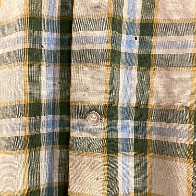 60s Sears Vintage S/S Shirt Size L ボックスシルエット シア 60s Sears Vintage S/S Shirt Size L ボックスシルエット シア