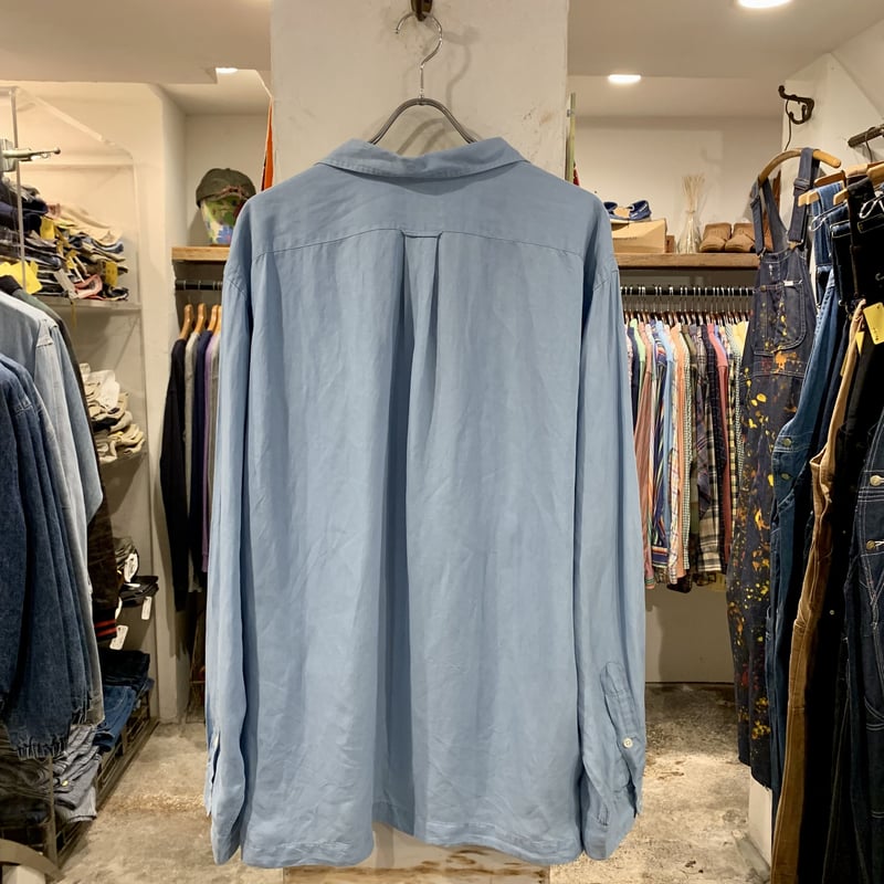 POLO by Ralph Lauren L/S オープンカラーシャツ LINEN×SILK