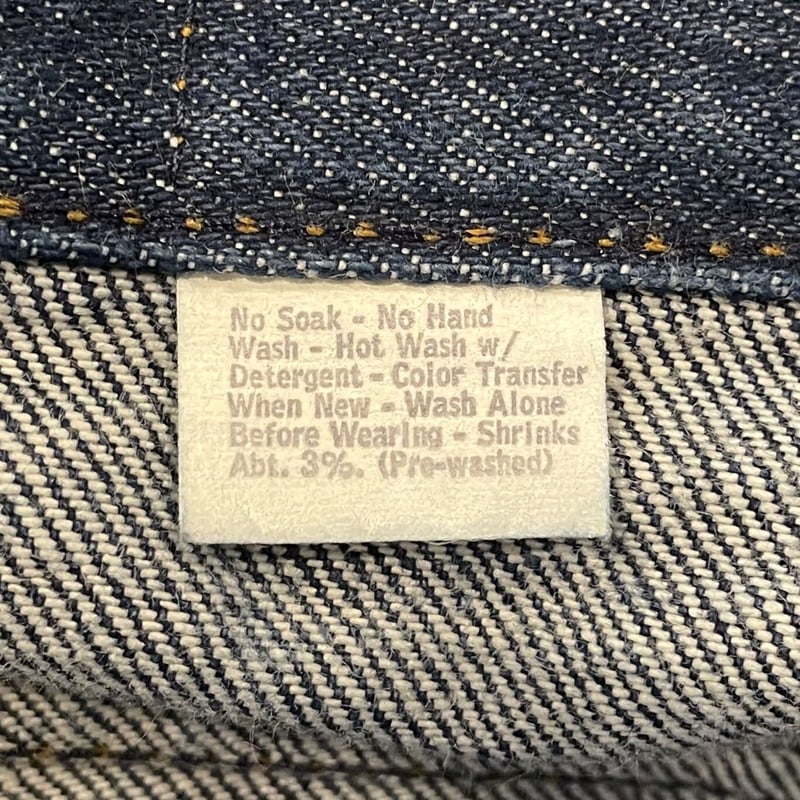 Levi's 97084 0214 デニムスカート オレンジタブ 濃紺 USA製 70s