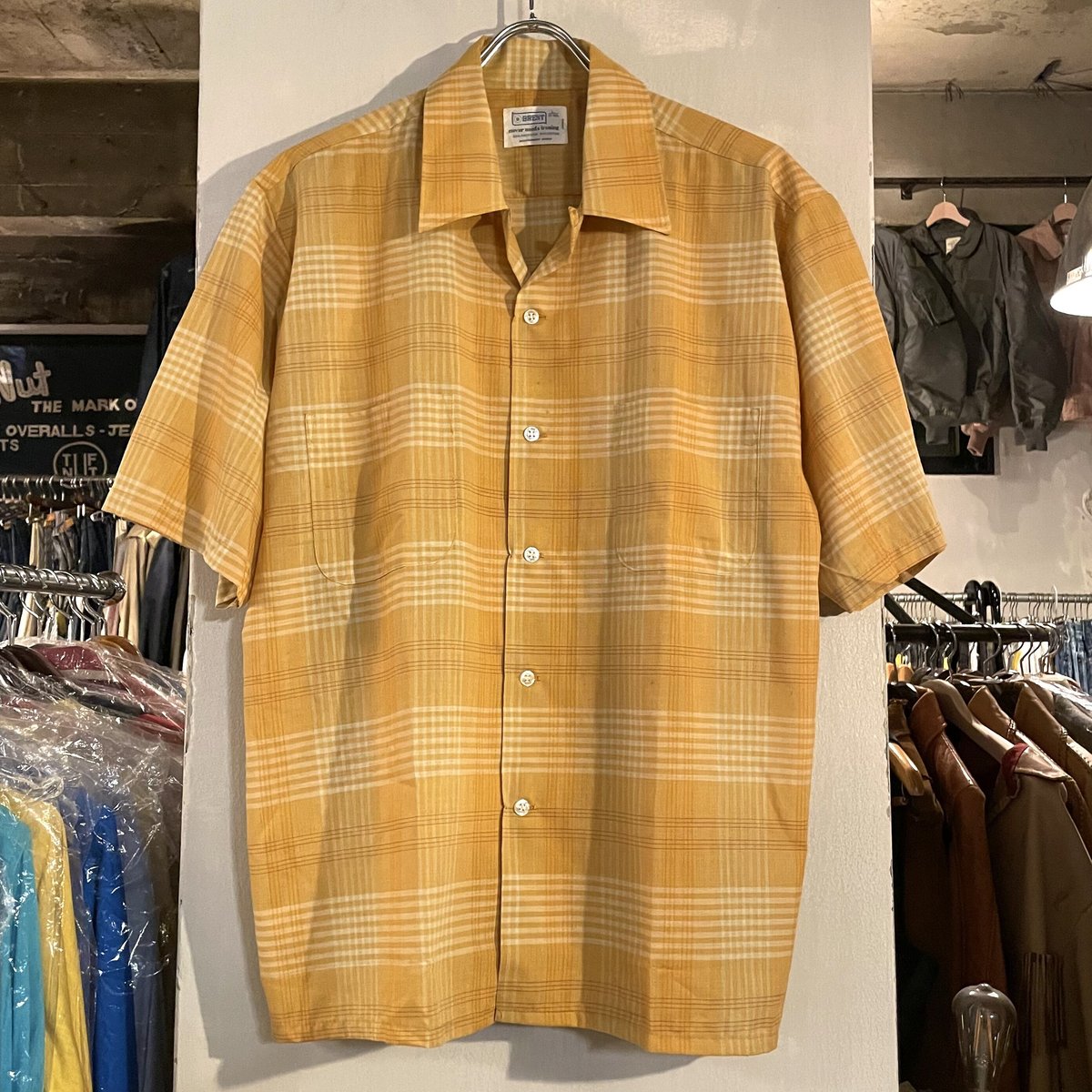 60s BRENT Vintage S/S Loop Shirt オープンカラーシャツ DEA