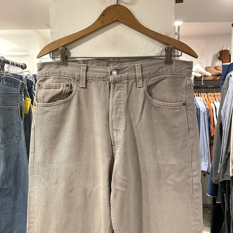 90s Levi's 501-0648 リーバイス501 カラーデニム グレー USA製
