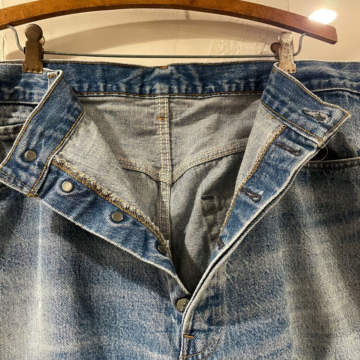 Levi's 501 80年代 リーバイス 501 黒カン 脇割り 内股シングル USA製 1