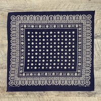 バンダナ ユーズド AT&T USA Bandana ヴィンテージバンダナ AT&T 黒 USA製 194 | DUFF