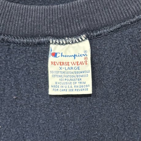 90s　Champion　リバースウィーブ　REVERSE WEAVE　Size XL　USA製　Marquette University　刺繡タグ　チャンピオン　(S5294)