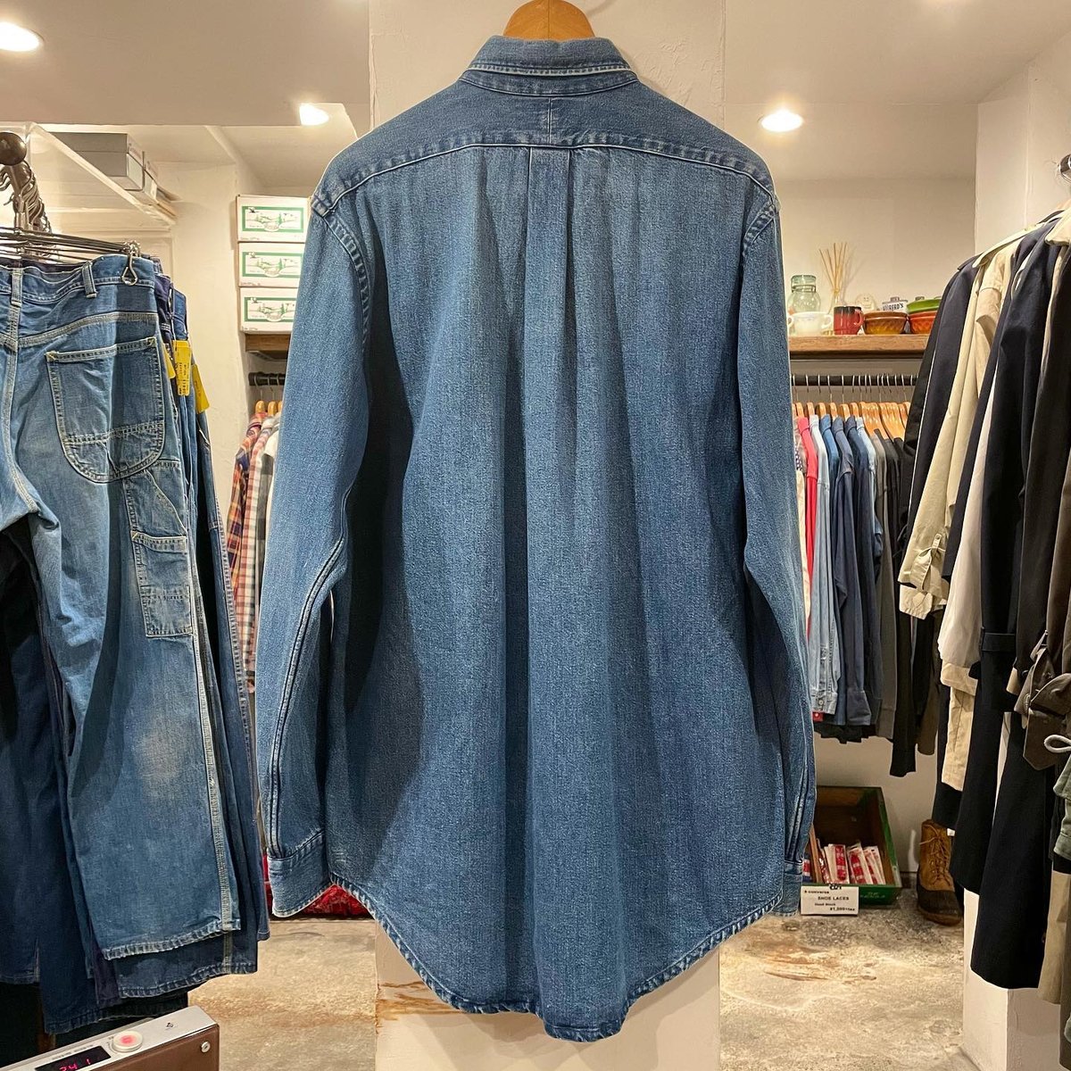 POLO COUNTRYポロカントリー ラルフローレン デニムシャツ USA製