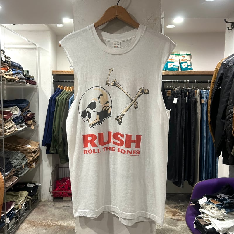 90s FRUIT OF THE LOOM RUSH ROLL THE BONES バンド T