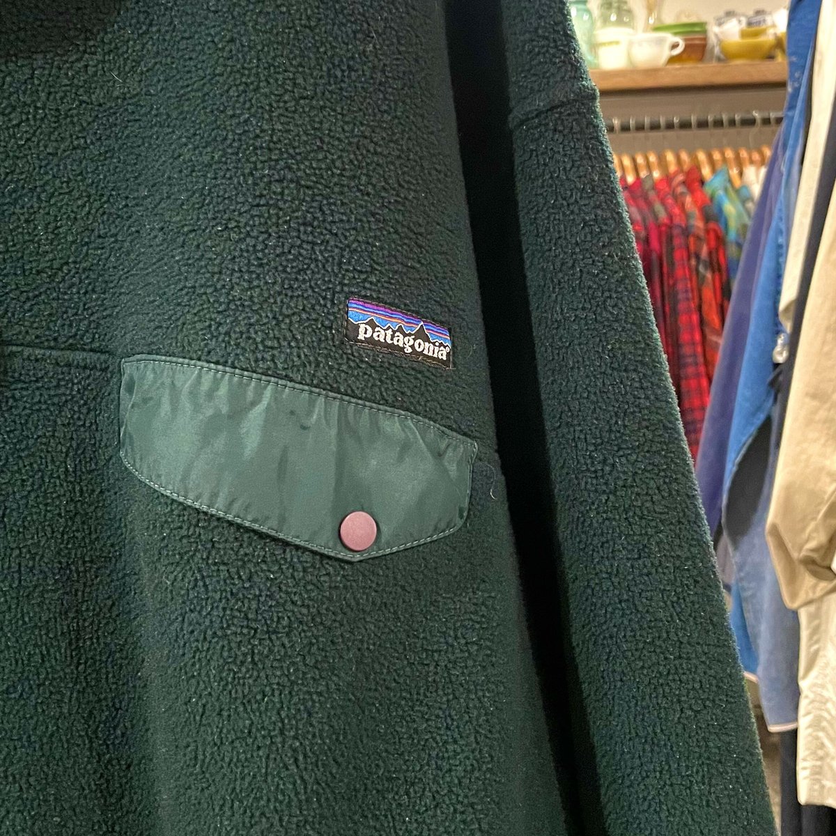 patagonia 90s シンチラスナップT ハンターグリーン XLサイズ