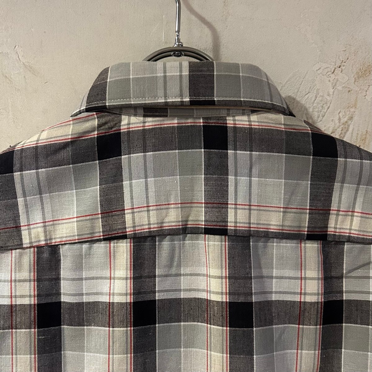 70s Sears L/Sチェックシャツ 長袖シャツ Size M USA製 DEADSTOC