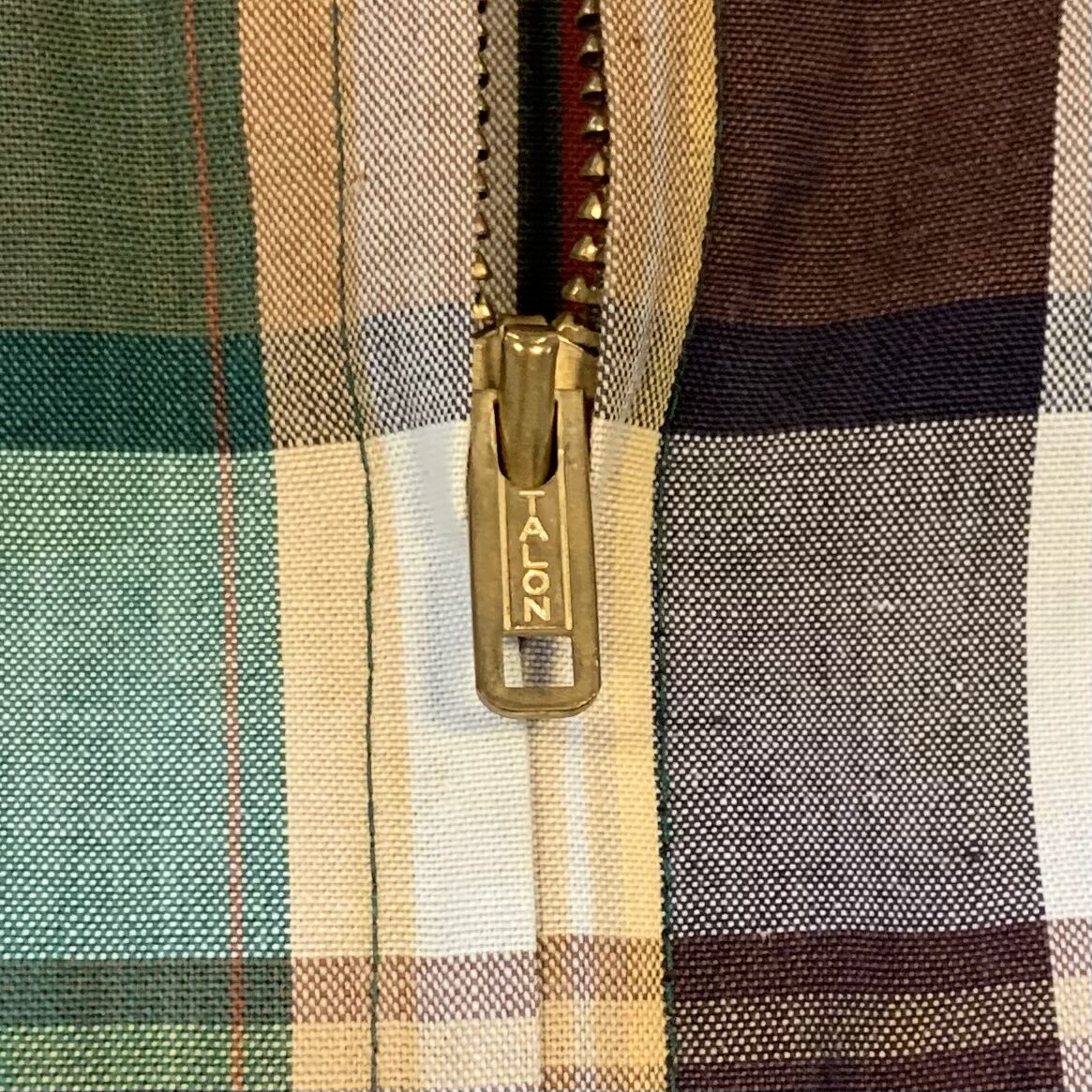 60s CAMPUS キャンパス フルジップパーカー マドラスチェック USA製