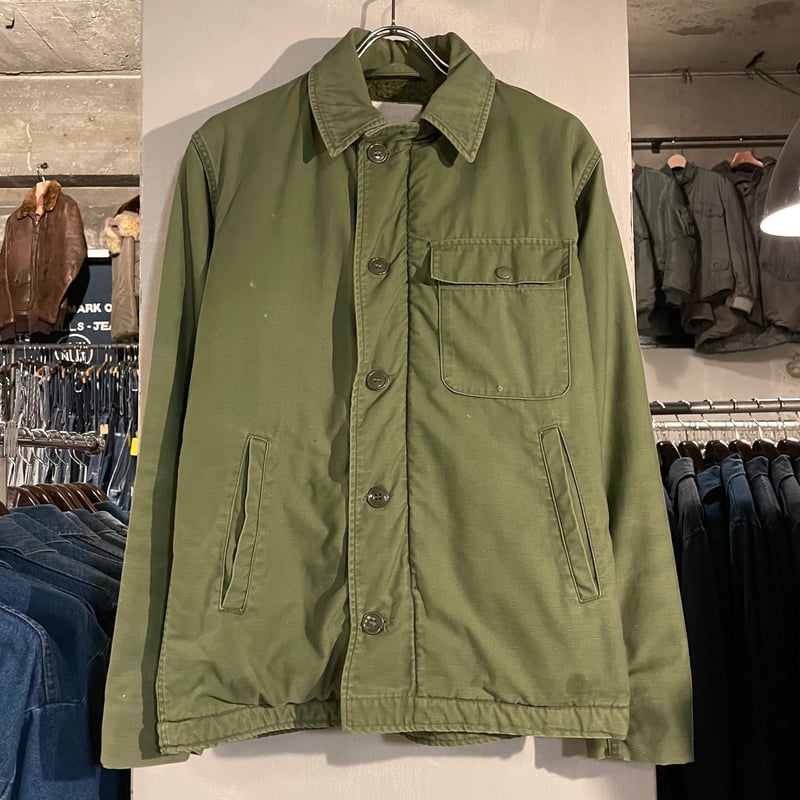 70s~ US NAVY A-2 DECK JACKET デッキジャケット バック